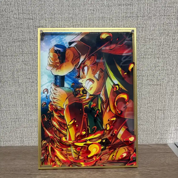 [BUNJANG] Demon Slayer Kimetsu no Yaiba Mugen Train Arc KV Web Kuji Tanjiro Kamado Prize A Acrylic Stand / 귀멸의 칼날 무한성편 KV 웹샵쿠지 카마도 탄지로 A상