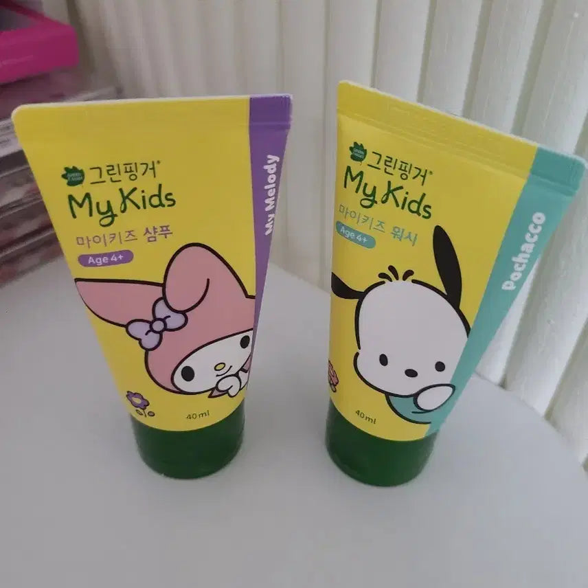 [BUNJANG] Greenfinger My Kids Shampoo/Wash My Melody/Pochacco Set / 그린핑거 마이키즈 샴푸/워시 마이멜로디/포차코