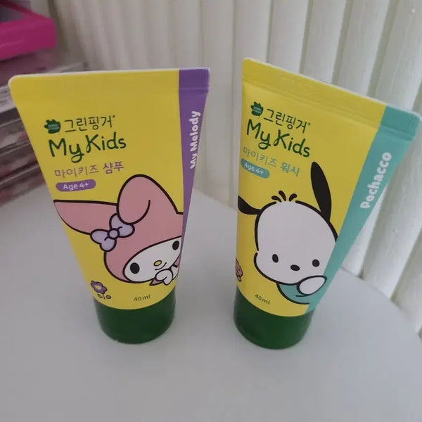 [BUNJANG] Greenfinger My Kids Shampoo/Wash My Melody/Pochacco Set / 그린핑거 마이키즈 샴푸/워시 마이멜로디/포차코