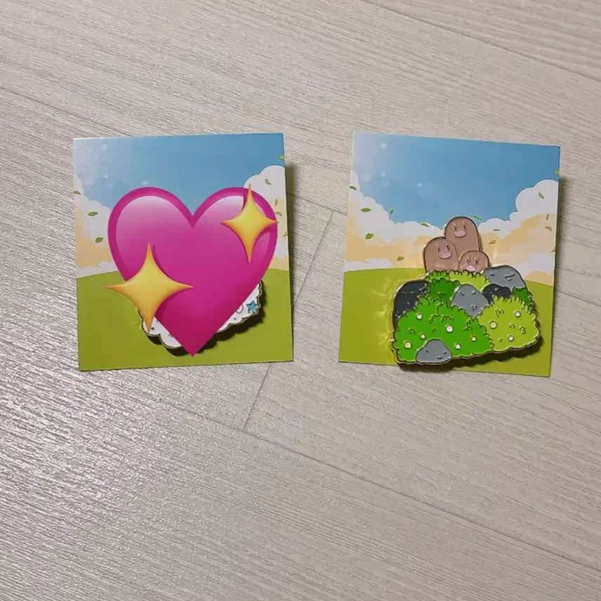 [BUNJANG] Isak Toast Pokemon Dowsing Machine Dowsing Machine Badge / 이삭토스트 포켓몬 뱃지 닥트리오 양도합니다