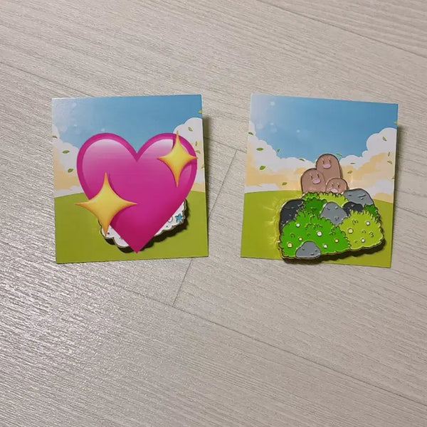[BUNJANG] Isak Toast Pokemon Dowsing Machine Dowsing Machine Badge / 이삭토스트 포켓몬 뱃지 닥트리오 양도합니다