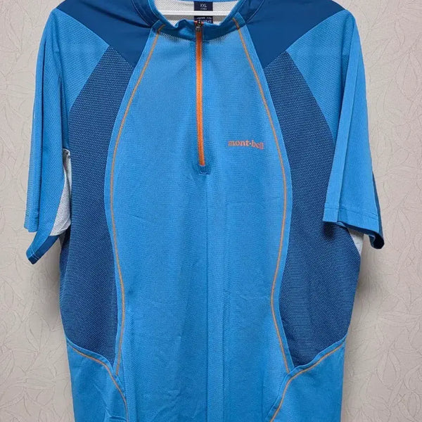 [BUNJANG] Montbell Short-Sleeve T-Shirt XXL Blue / 몽벨 반팔 xxl