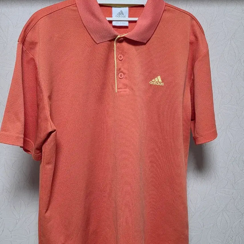 [BUNJANG] Adidas Short Sleeve T-Shirt Orange / 아디다스 반팔 100