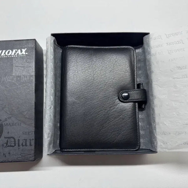 [BUNJANG] Filofax Portland Pocket Size Black Leather Organizer (Organizer Only, No Inserts) / 파일로팩스 포틀랜드 filofax portland