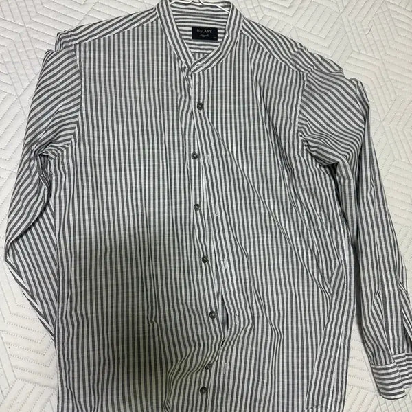 [BUNJANG] Galaxy Suzielo Stripe Henley Neck Shirt Size 100 / 갤럭시 수젤로 스트라이프 헨리넥 셔츠 100사이즈