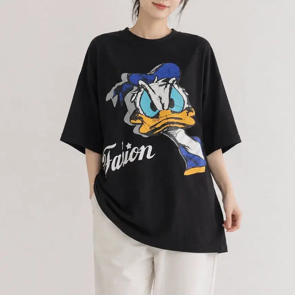 [BUNJANG] Donald Duck Oversized T-Shirt / [F]도널드덕 오버핏 티셔츠(새상품)