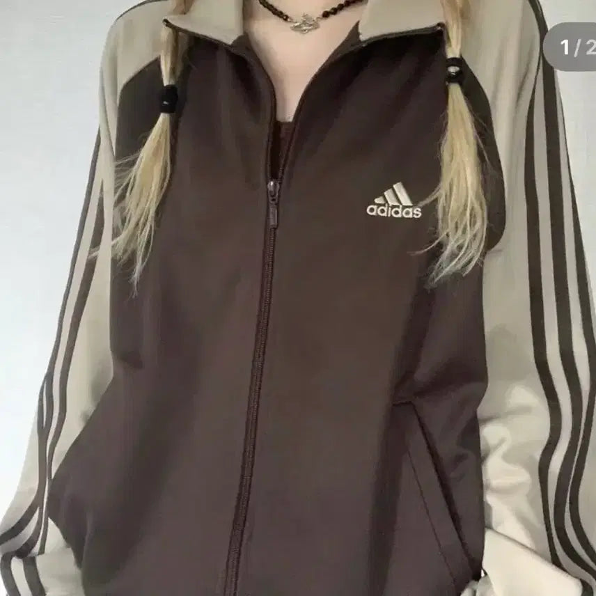[BUNJANG] Adidas Raglan Chocolate Brown Jersey / 아디다스 나그랑 초코브라운 져지