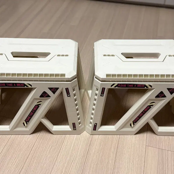 [BUNJANG] Set of 2 Foldable Camping Chairs / 깔끔한 접이식 캠핑의자 2개 일괄가격입니다!!