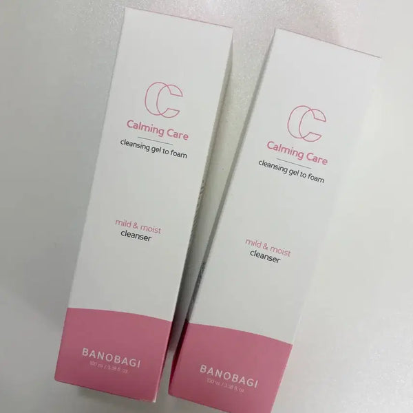 [BUNJANG] Banobagi Calming Care Cleansing Gel-to-Foam 2-Piece Bundle Set (Sealed) / [미개봉] 바노바기 카밍 케어 클렌징젤 투폼 2개 일괄