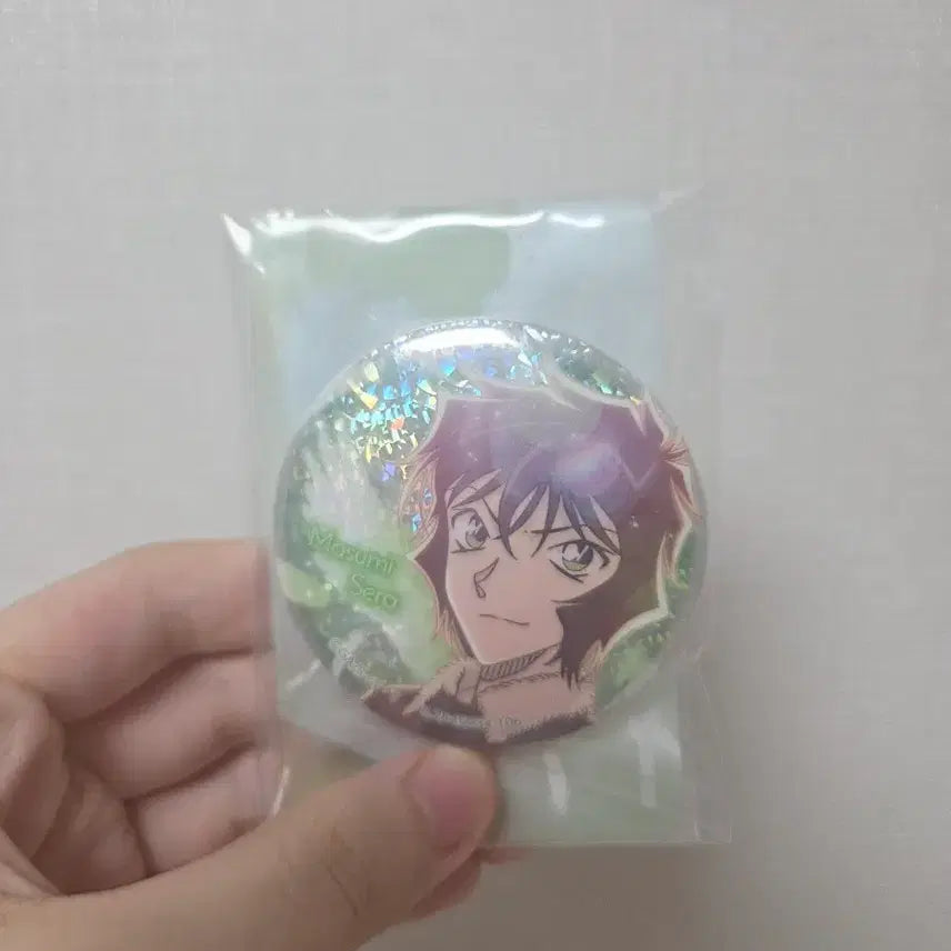 [BUNJANG] Detective Conan Hologram Glitter Badge Sera / 명탐정코난 홀로그램 반짝이 뱃지 세라