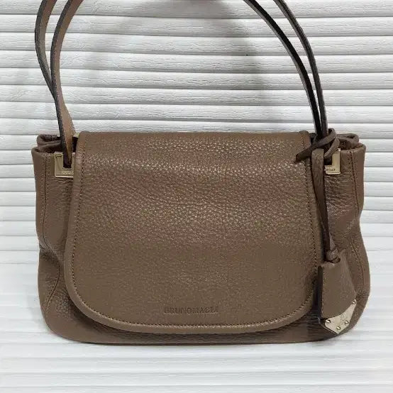 [BUNJANG] Bruno Magli Natural Leather Women's Shoulder Bag Brown / 브루노말리 천연가죽 여성 숄더백 브라운
