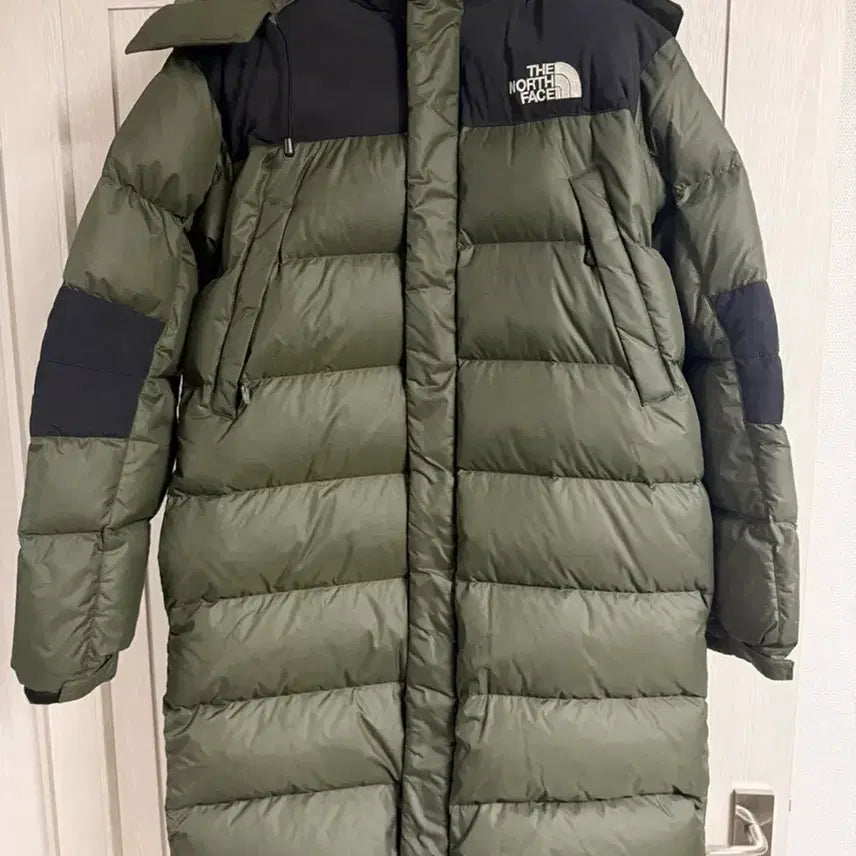 [BUNJANG] The North Face Long Padded Parka Green Size 100 / 노스페이스 롱패딩 카키 100 사이즈 팝니다!!