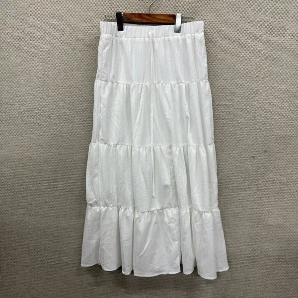 [BUNJANG] Vintage Mori Banding Long Skirt 28 Inch / 빈티지 모리 밴딩 롱스커트 28인치 D03809