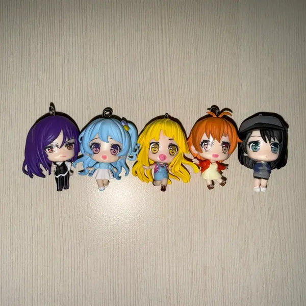 [BUNJANG] BanG Dream! Hello, Happy World! Vintage Figure Keychain / 뱅드림 헬로해피월드 고전 피규어 키링