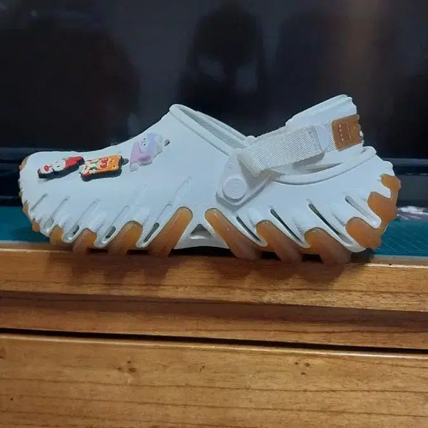 [BUNJANG] Crocs Authentic Women's Echo Clog Chalk W6 (230mm) / 크록스 정품 여성 에코 클로그 초크.W6. 230