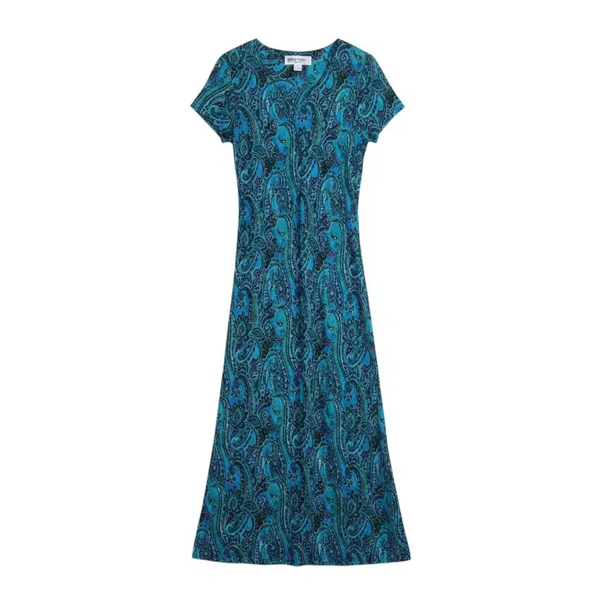 [BUNJANG] Jessica Howard Paisley Dress / 여성S / 제시카하워드 수입 페이즐리 드레스원피스BL 25-19