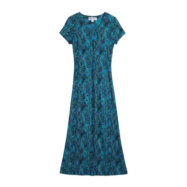 [BUNJANG] Jessica Howard Paisley Dress / 여성S / 제시카하워드 수입 페이즐리 드레스원피스BL 25-19