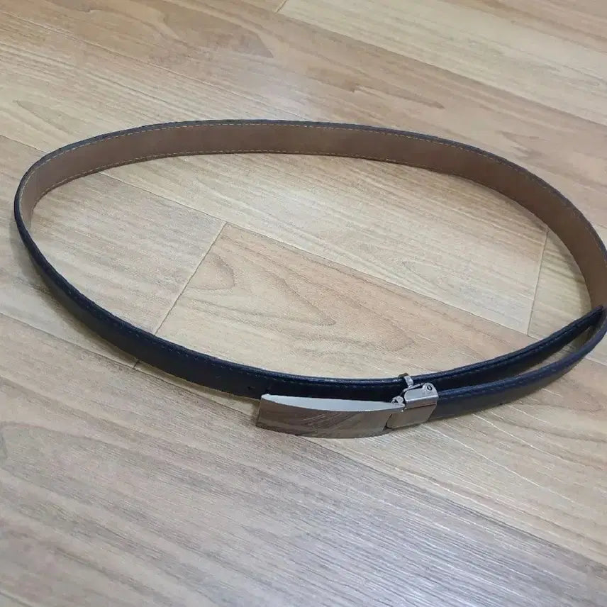 [BUNJANG] Time Belt Buckle Belt Black / 타임 벨트 허리띠 버클 벨트 블랙