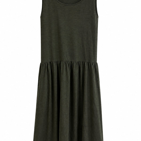 [BUNJANG] Issey Miyake I.S. Vintage Dress Olive Khaki / (주말할인)90s 이세이 미야케 I.S. 원피스