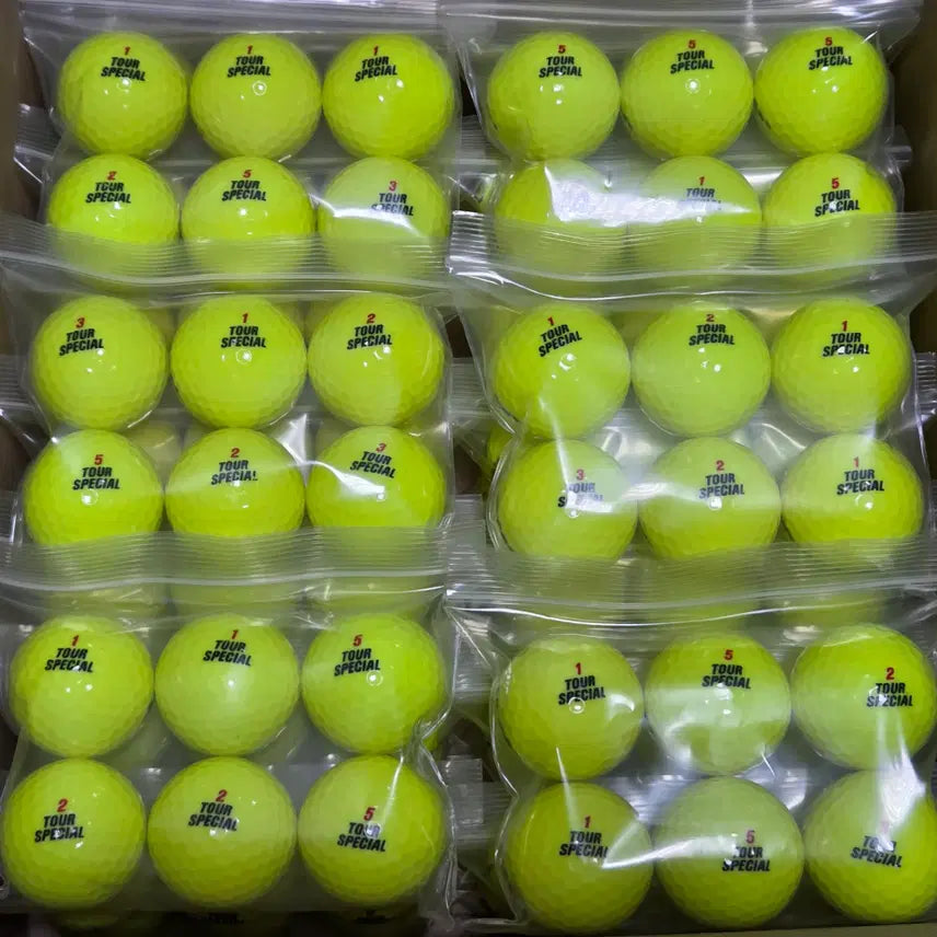 [BUNJANG] Dunlop Tour Special A-Grade Yellow Used Golf Balls (120 Balls) / 던롭 투어스페셜 A급 옐로우 컬러 로스트볼 120구 중고골프공 -무료배송