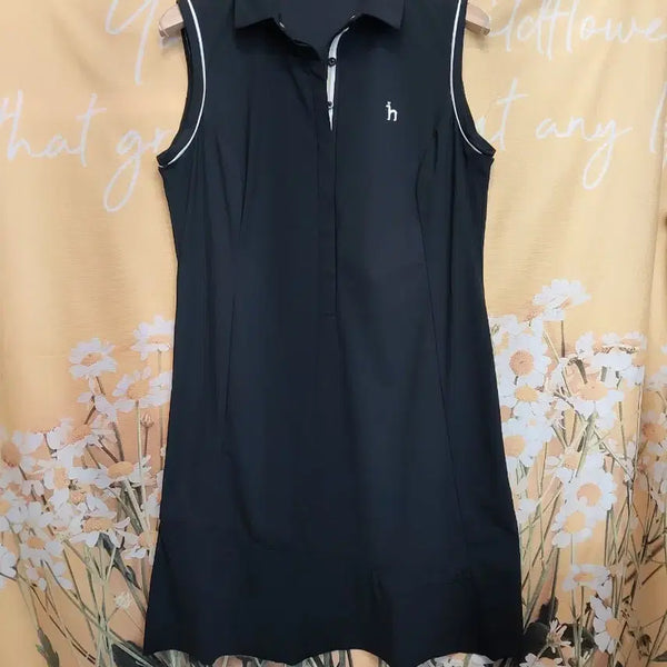[BUNJANG] Hazzys Golf Sleeveless Dress Black / 90S]    헤지스 골프  원피스 블랙
