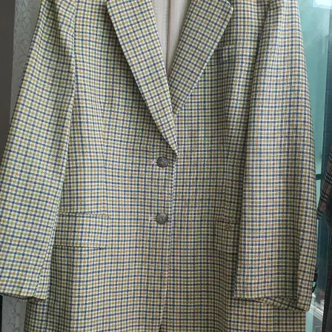 [BUNJANG] Daks Check Pattern Women's Jacket / 닥스체크 여성 자켓