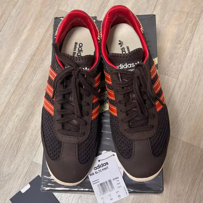 [BUNJANG] Adidas x Wales Bonner SL 72 Knit Brown US 8 / 아디다스 x 웨일스 보너 SL 72 니트 브라운 260