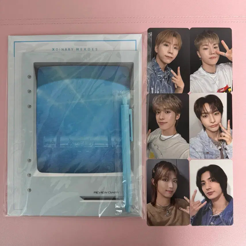 [BUNJANG] Xdinary Heroes XH Diary Content Photocard Set / 엑스디너리히어로즈 엑디즈 클베콘 6.4 다이어리 콘텐츠 포카 세트