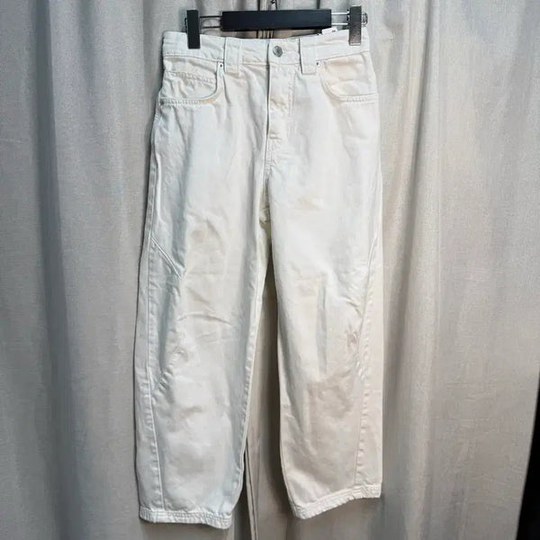 [BUNJANG] Zara White Denim Baggy Fit Pants Size 27 / 27 자라 zara 데님 화이트 베기핏 팬츠 바지