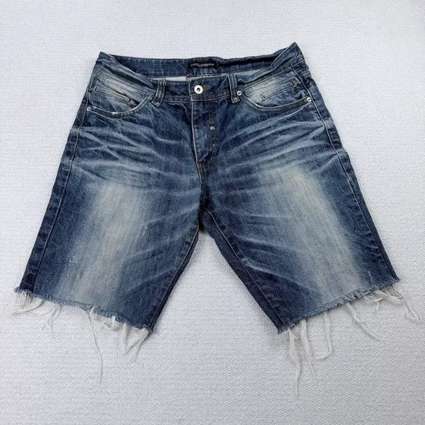 [BUNJANG] Dolce & Gabbana Custom Half Denim Pants / 돌체앤가바나 커스텀 하프 데님 팬츠