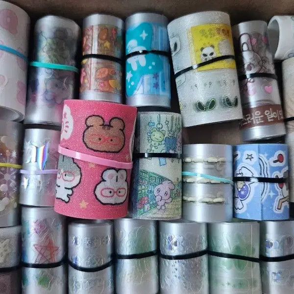 [BUNJANG] Kiss Cut Masking Tape Set / 키스컷, 마스킹 테이프 소분 판매