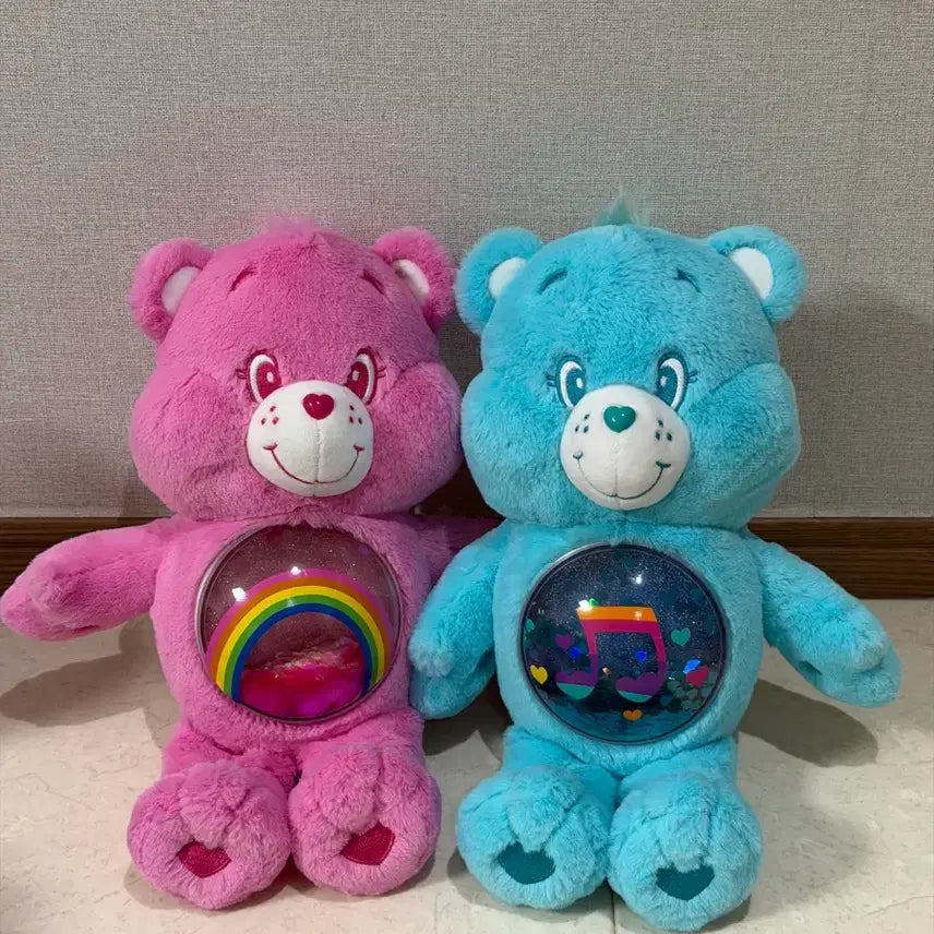 [BUNJANG] Care Bears Confetti Medium Plush Set (Pink/Blue) / 케어베어 컨페티 중형 인형 핑크 / 블루 2종세트