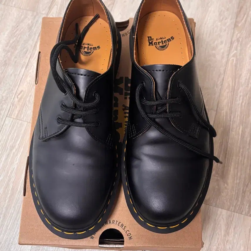 [BUNJANG] Dr. Martens 1461 Smooth Black Derby Shoes (UK 6) / 새상품) 닥터마틴 1461 스무스 블랙 (UK 6)
