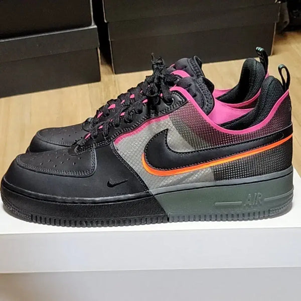 [BUNJANG] Nike Air Force 1 Low Black Neon / 나이키 에어포스 285 블랙네온 로우