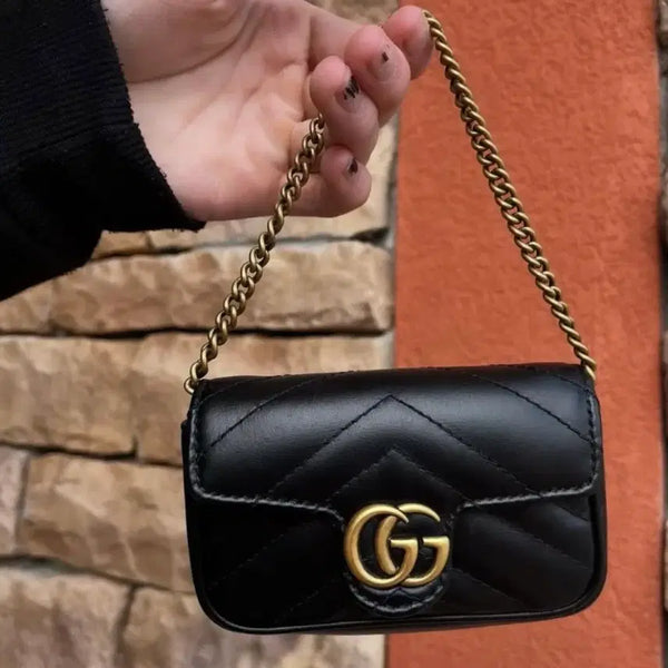 [BUNJANG] Gucci Matelassé Mini Chain Wallet / 구찌마몽 마 틀라세 미니 체인지갑