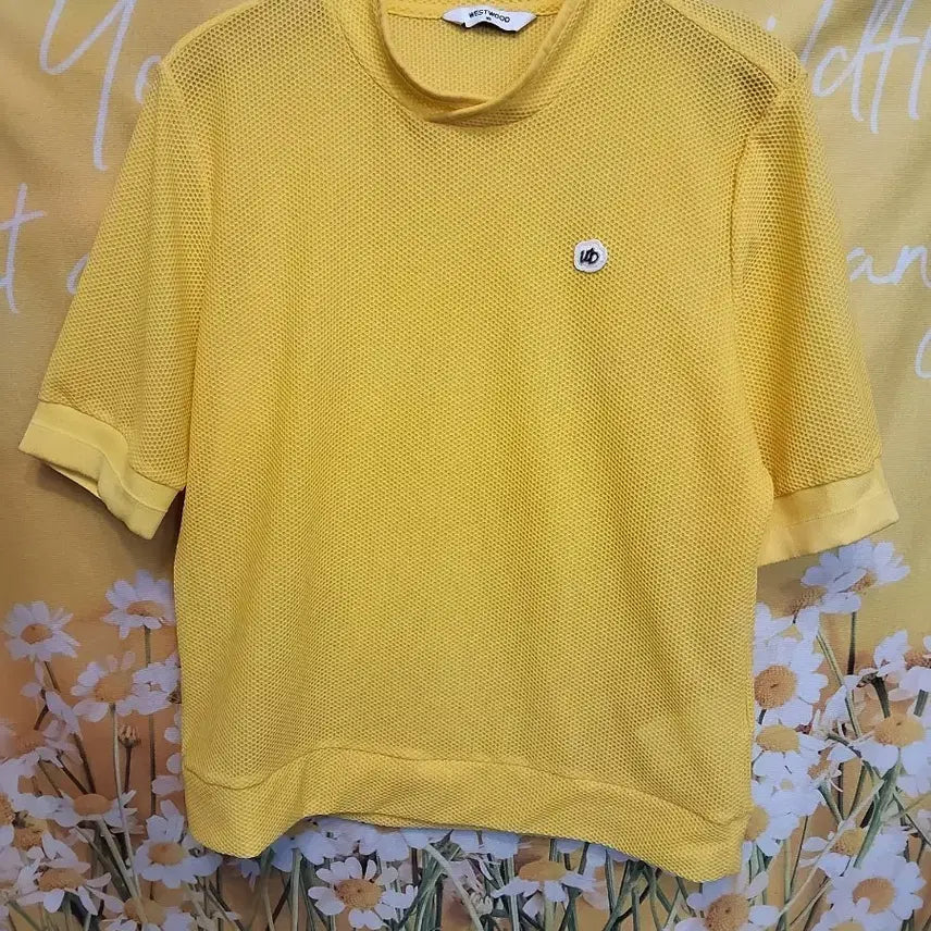 [BUNJANG] Westwood Melange T-Shirt Yellow / 웨스트우드 멜란지 반팔티 옐로우95