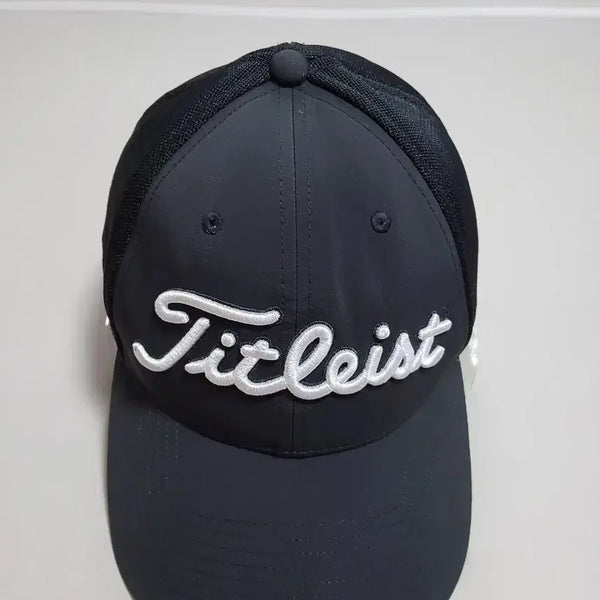 [BUNJANG] Titleist Golf Mesh Cap Black / 타이틀리스트 골프 메쉬망블랙모자