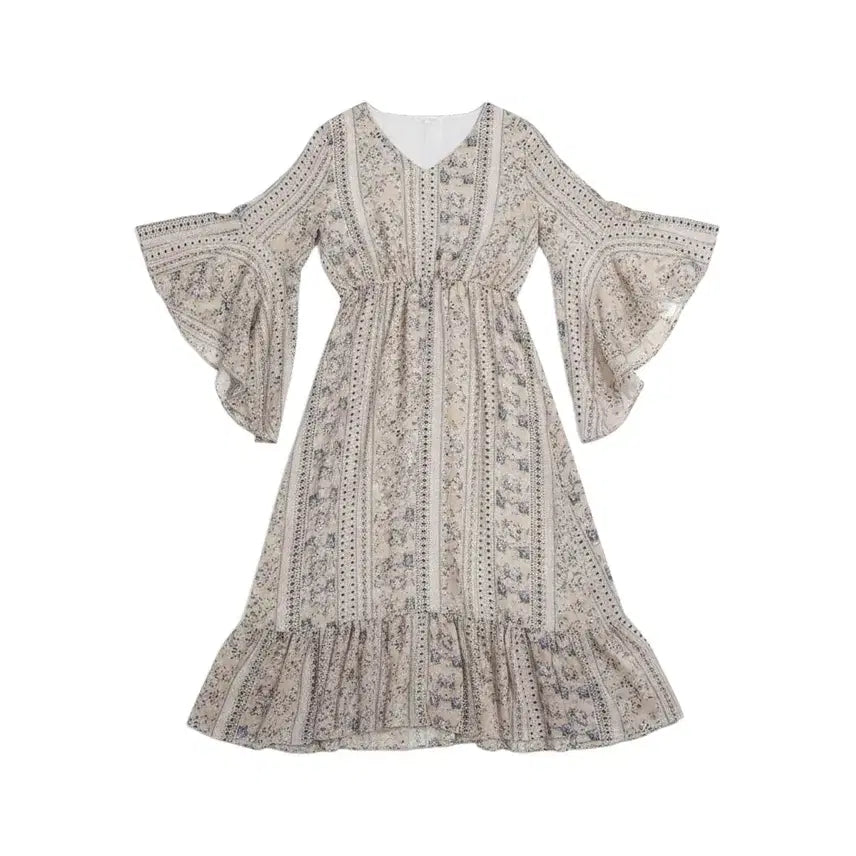 [BUNJANG] Visit in New York Luxury Frill Goddess Dress / 여성F / 비지트인뉴욕 럭셔리 프릴 여신 원피스BG 25-24