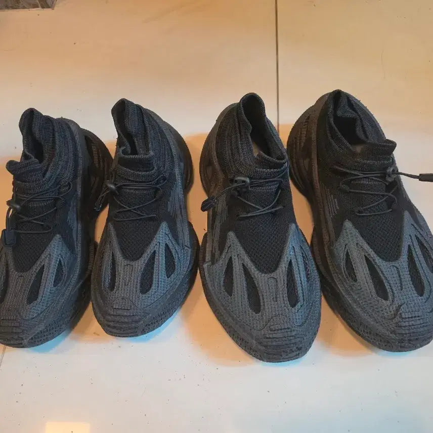 [BUNJANG] DP Street Knit Running Shoes with Ankle Band and String / DP 스트리트 발목 밴드 니트 스트링 발편한 런닝화