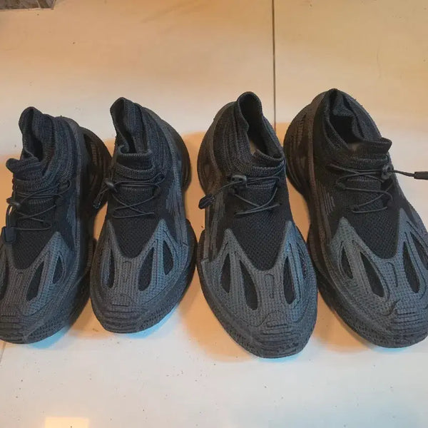[BUNJANG] DP Street Knit Running Shoes with Ankle Band and String / DP 스트리트 발목 밴드 니트 스트링 발편한 런닝화
