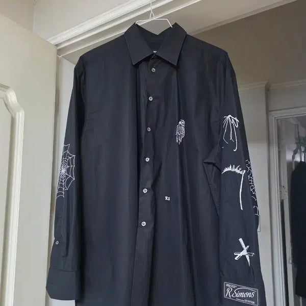 [BUNJANG] Raf Simons Logo Gothic Shirt / 라프시몬스 로고 고딕 셔츠