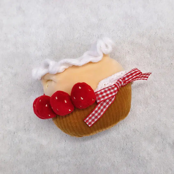 [BUNJANG] 10cm Plush Doll 'Strawberry Tart' Wardrobe / 10cm 솜인형 옷장 양도 판매 딸기타르트