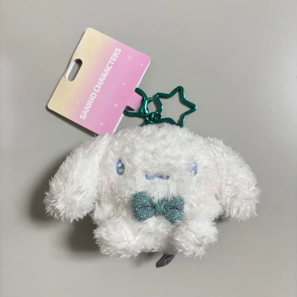 [BUNJANG] Sanrio Sparkling Pastel Cinnamoroll Plush Bag Charm / 정품 산리오 반짝파스텔 인형 가방걸이 키링_시나모롤
