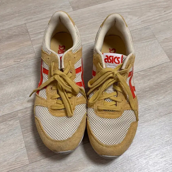 [BUNJANG] ASICS 1201A449 Sneakers Vanilla & Red Clay / 아식스 1201A449 VANILLA + RED CLAY