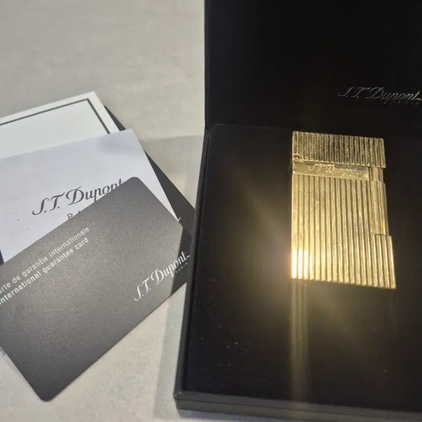 [BUNJANG] S.T. Dupont Line 2 Lighter Gold Trim / (급처) S.T. Dupont 라이터 라인2 금장