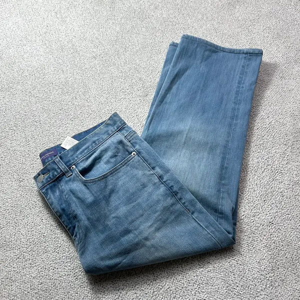 [BUNJANG] Musinsa Standard Premium Light Indigo Denim Pants / 무신사 스탠다드 프리미엄 무탠다드 라이트 인디고 데님 팬츠 연청바지 42