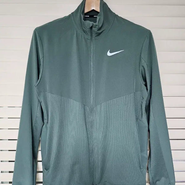 [BUNJANG] Nike Element Full Zip Running Jacket L Green Khaki / 나이키 엘레먼트 탑 풀집 러닝자켓 L 그린 카키