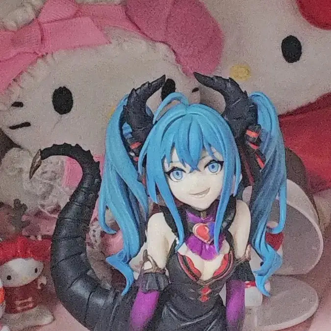 [BUNJANG] Hatsune Miku Villain Black Ver. Noodle Stopper Figure / 하츠네미쿠 누들스토퍼 빌런 블랙ver 미쿠 피규어