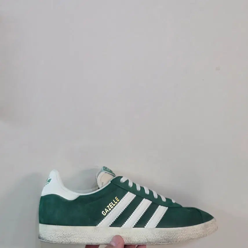 [BUNJANG] Adidas Gazelle Dark Green Suede Sneakers / [245] 아디다스 가젤 다크그린ㅡ단종매물