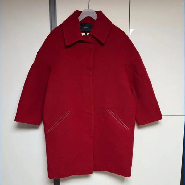 [BUNJANG] Isabel Marant Hidden Button Coat / (정품) 이자벨마랑 히든버튼 코트 34 (명품 여자 자켓 점퍼 패딩)